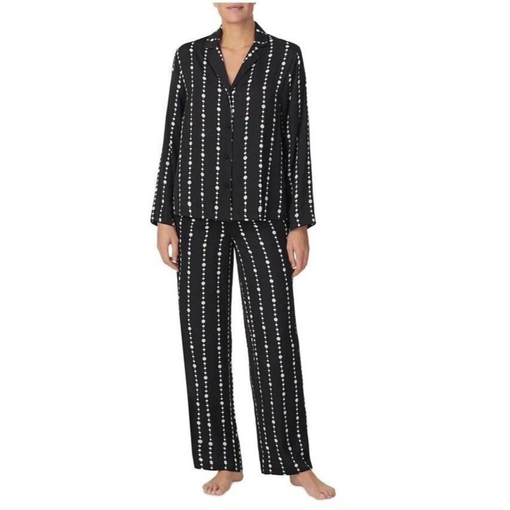 NWT Kate Spade Woman’s Printed Long Pajama Set Size L
